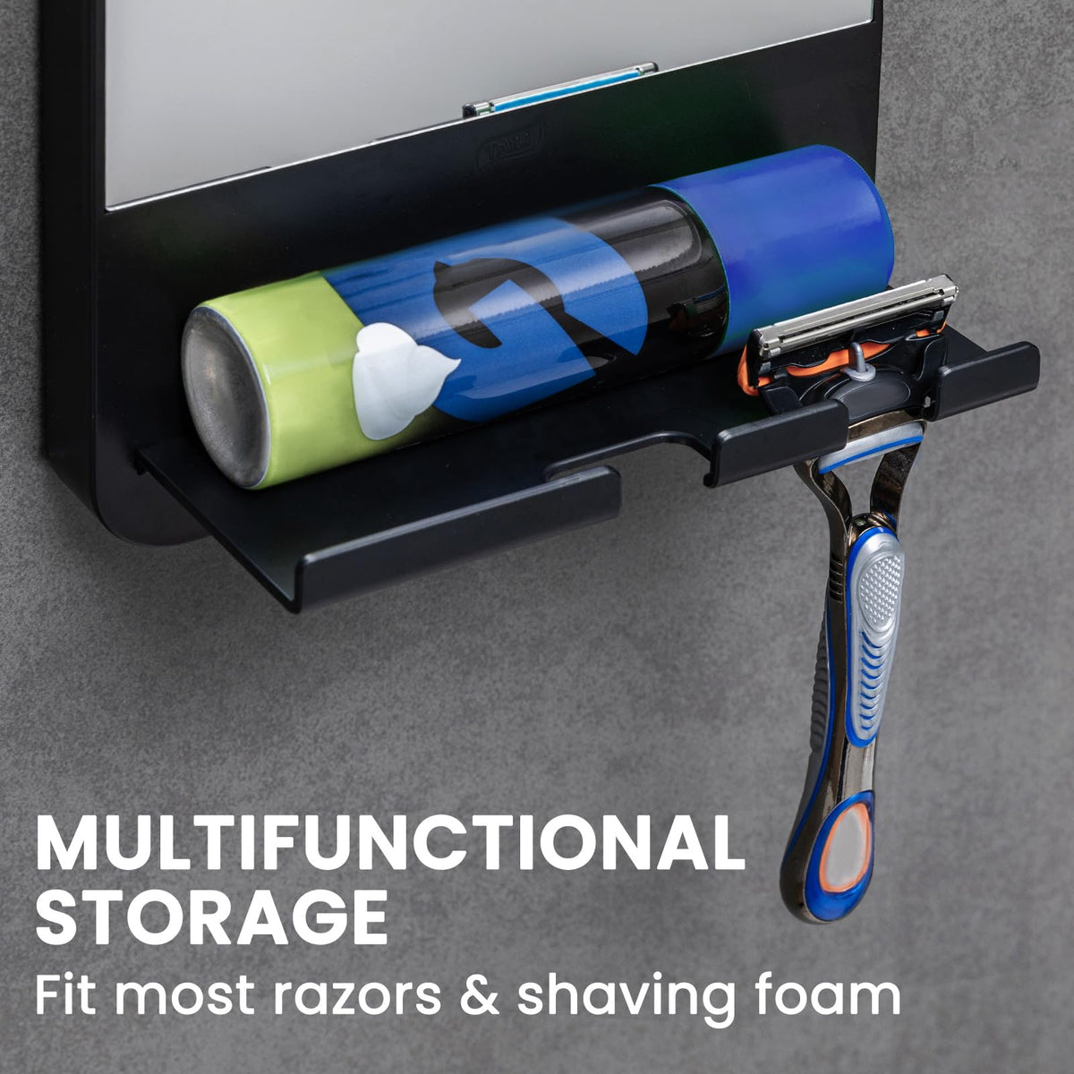 TAILI Fogless Shower Mirror close-up of suction cup