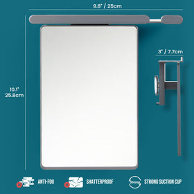 TAILI Fogless Shower Mirror packaging view