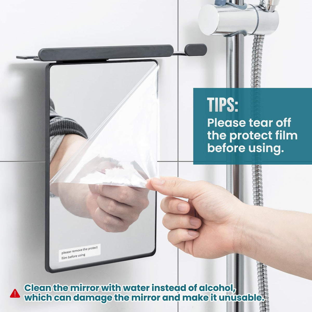 TAILI Shower Mirror packaging display