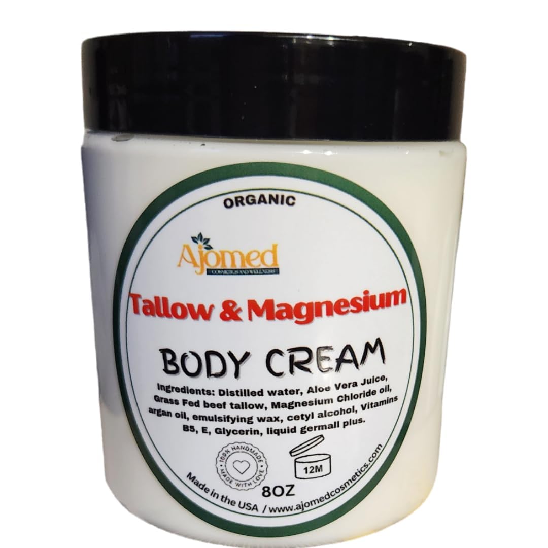 Tallow & Magnesium Body Butter Frankincense front view