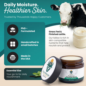 Tallowbourn Beef Tallow Balm ingredients close-up