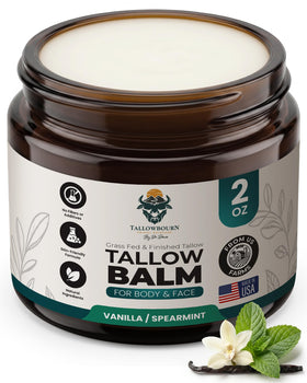 Tallowbourn Grass-Fed Beef Tallow Balm 2oz front view