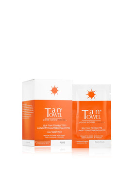 Tan Towel Half Body Tan Towelettes 10 Pack front view
