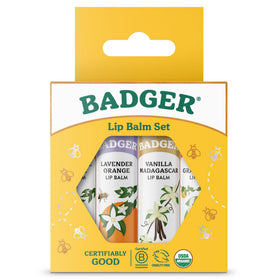 Tangerine Breeze lip balm tube from Badger