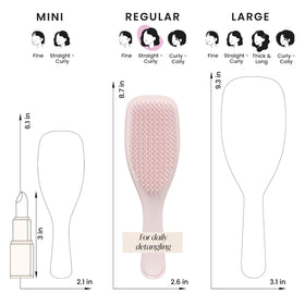 TANGLE TEEZER brush with hair products for distribution