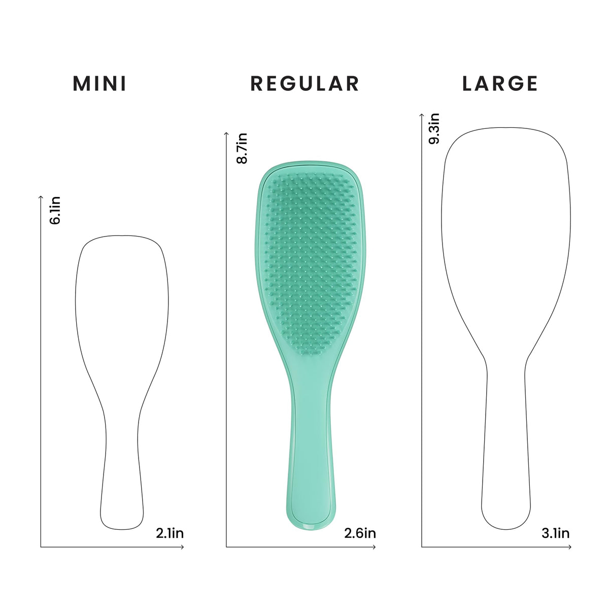 TANGLE TEEZER brush with water droplets on it