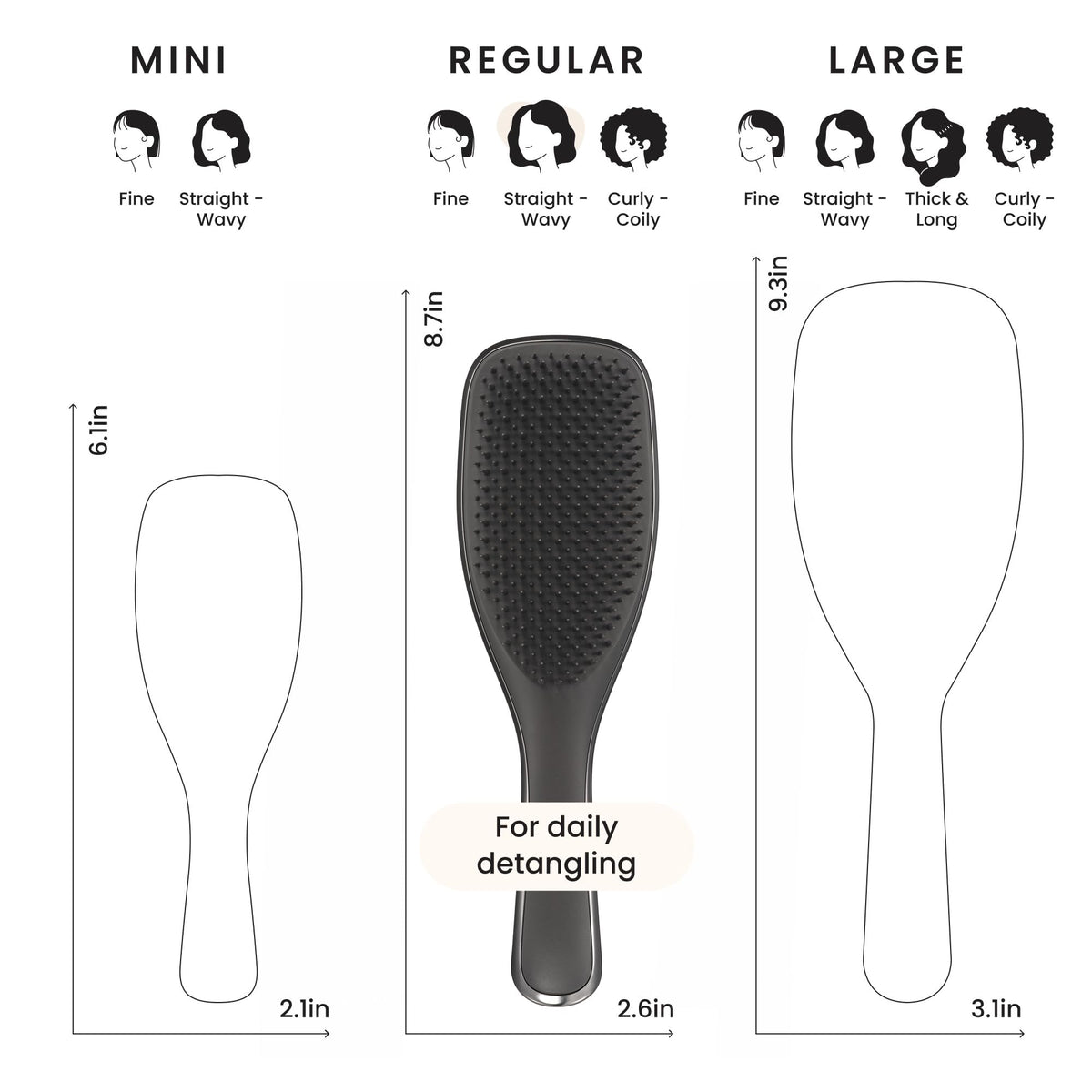 TANGLE TEEZER Chrome Ultimate Detangler Brush packaging