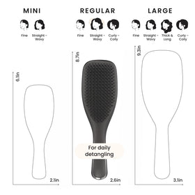 TANGLE TEEZER Chrome Ultimate Detangler Brush packaging
