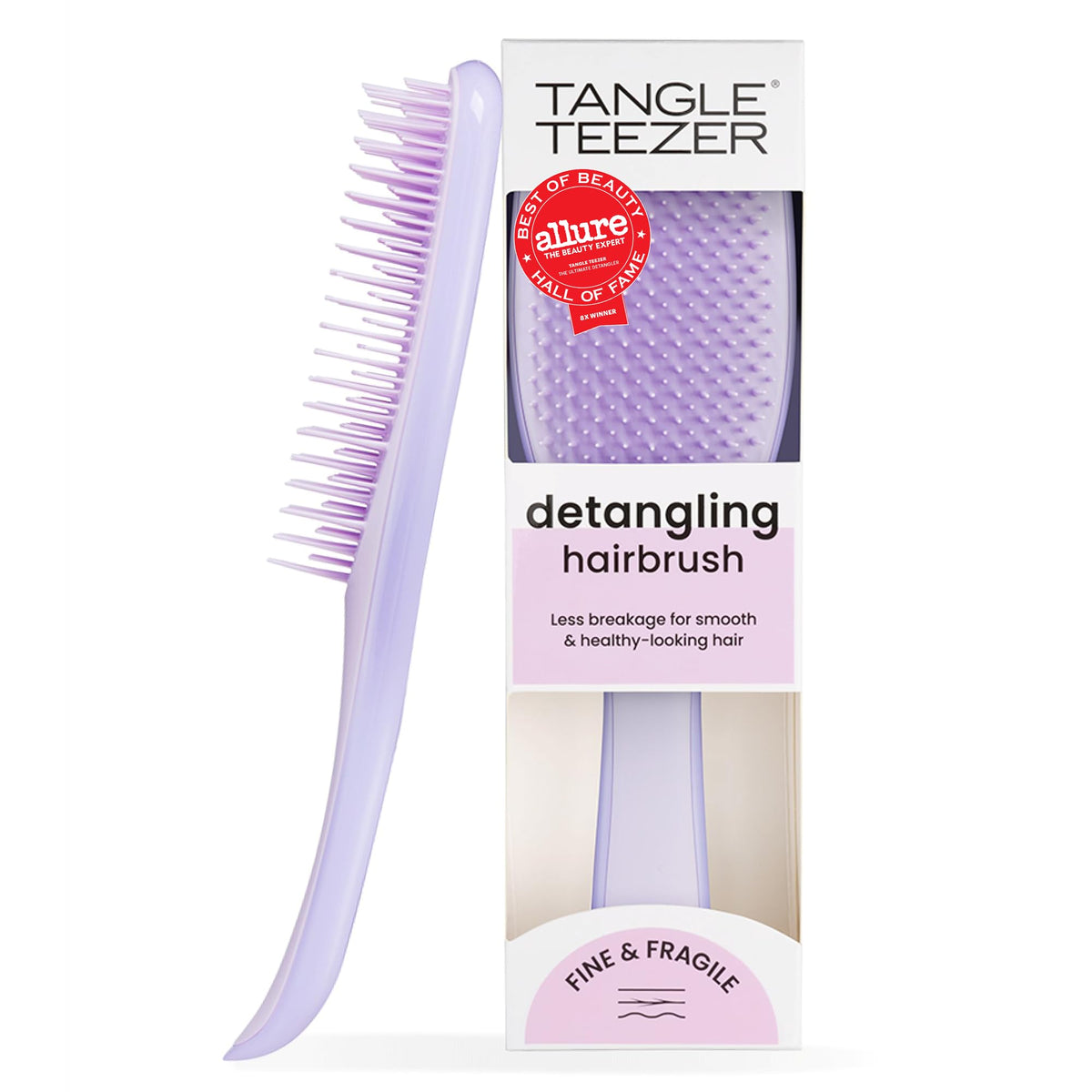 TANGLE TEEZER Fine Ultimate Detangler Brush front view in Hypnotic Heather
