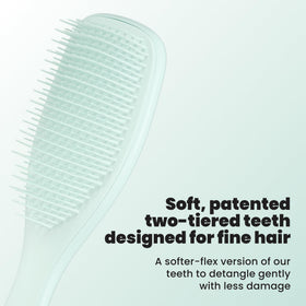 TANGLE TEEZER Fine Ultimate Detangler Brush Ice Blue side view