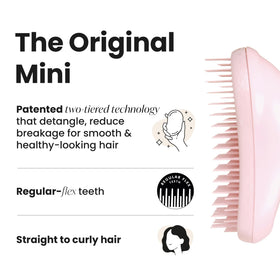 TANGLE TEEZER Mini Detangler Brush displayed with other hair care products