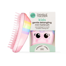 TANGLE TEEZER Mini Detangler Hair Brush for Kids in Rainbow Unicorn design