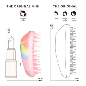 TANGLE TEEZER Mini Detangler Hair Brush for Kids with other hair accessories