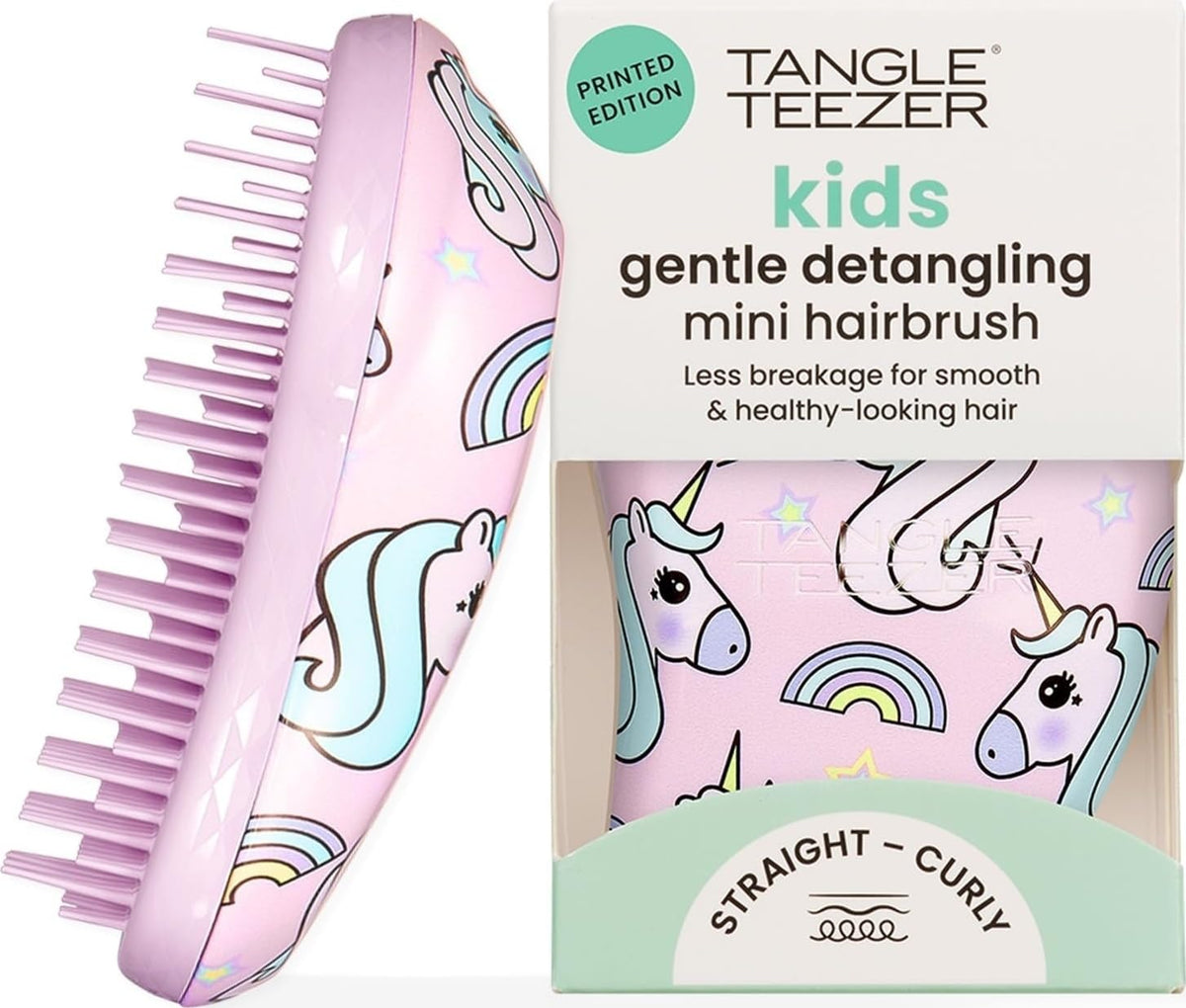 TANGLE TEEZER Mini Detangler Hair Brush Unicorn Magic front view