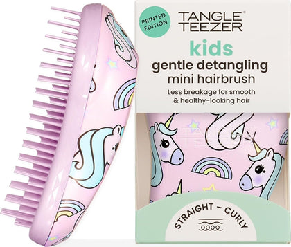TANGLE TEEZER Mini Detangler Hair Brush Unicorn Magic front view