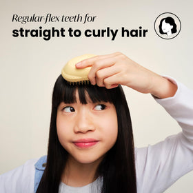 TANGLE TEEZER Mini Detangler Hair Brush with flexible teeth