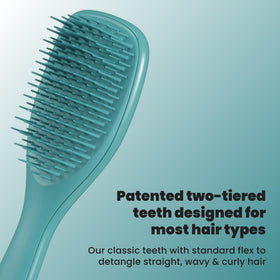 TANGLE TEEZER Mini Hair Brush back view showing teeth design