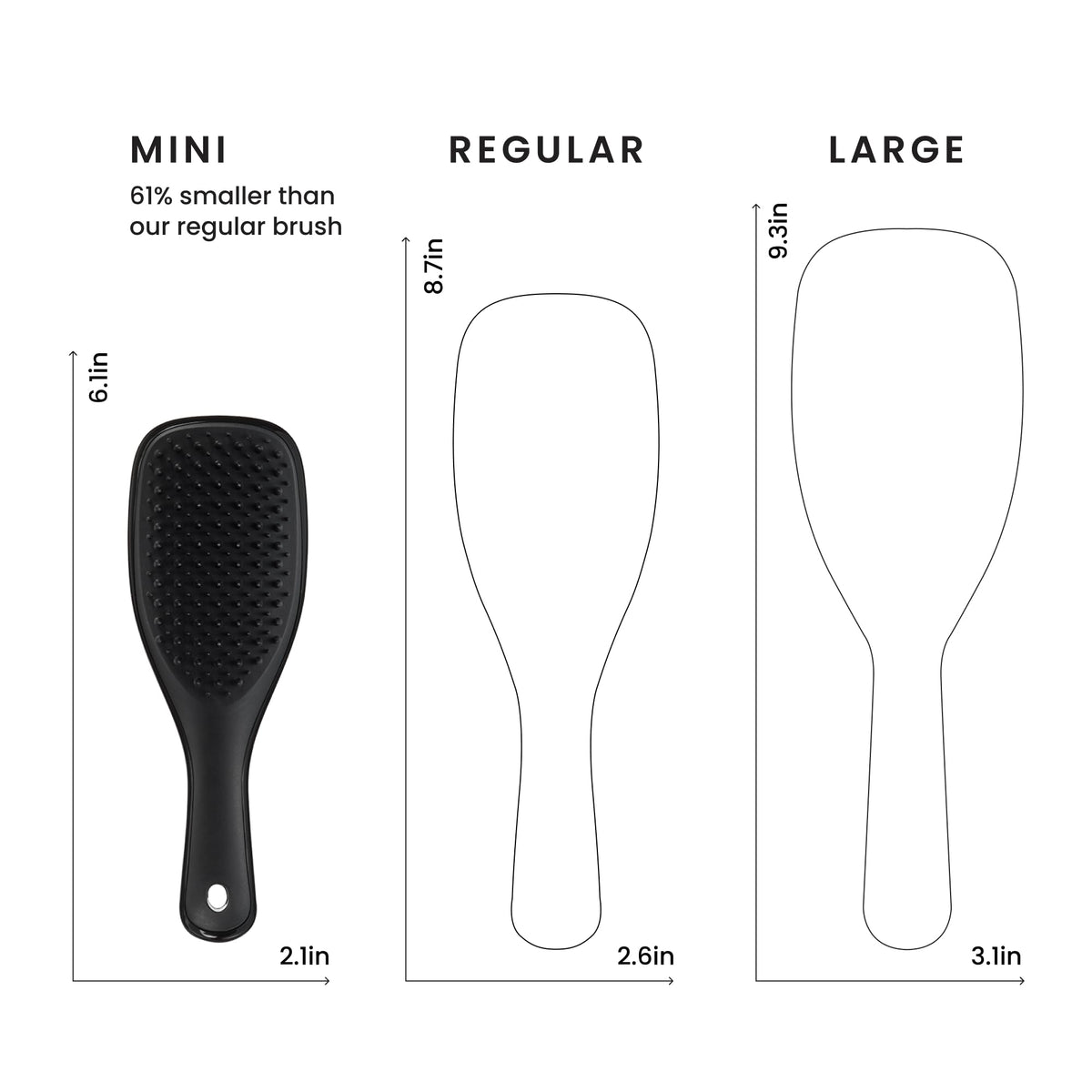 TANGLE TEEZER Mini Hair Brush packaging