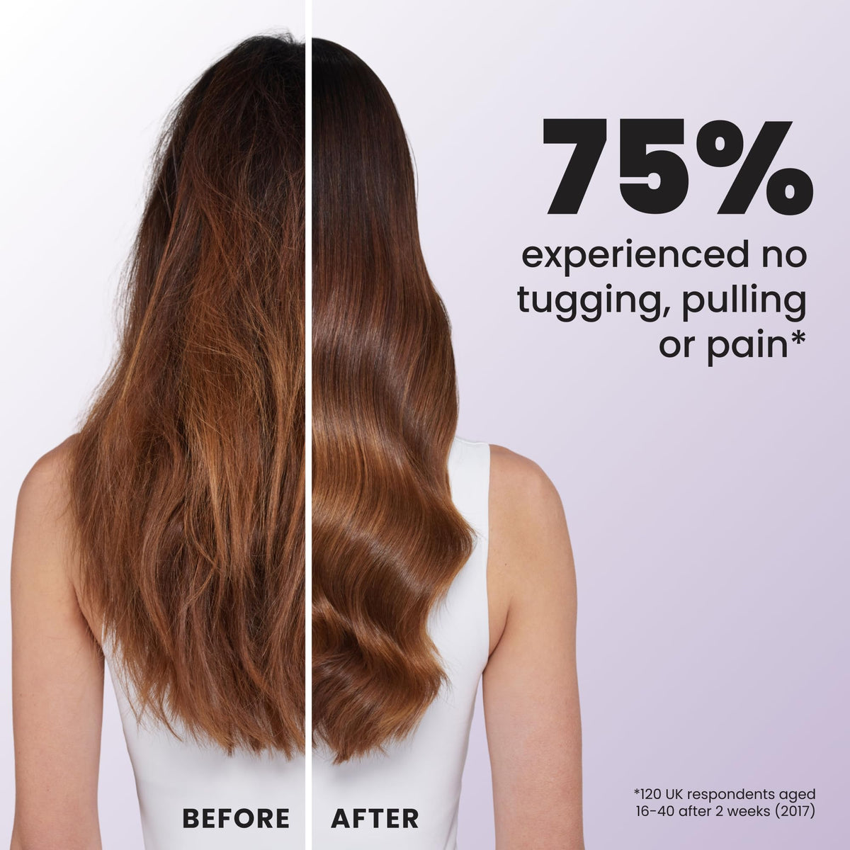TANGLE TEEZER Mini Hair Brush Wisteria Leaf packaging