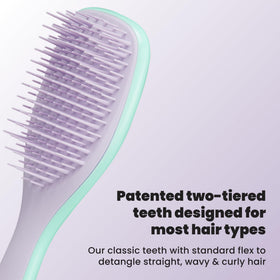 TANGLE TEEZER Mini Hair Brush Wisteria Leaf side view