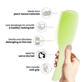 TANGLE TEEZER Plant-Based Ultimate Detangler Brush with soft-flex teeth