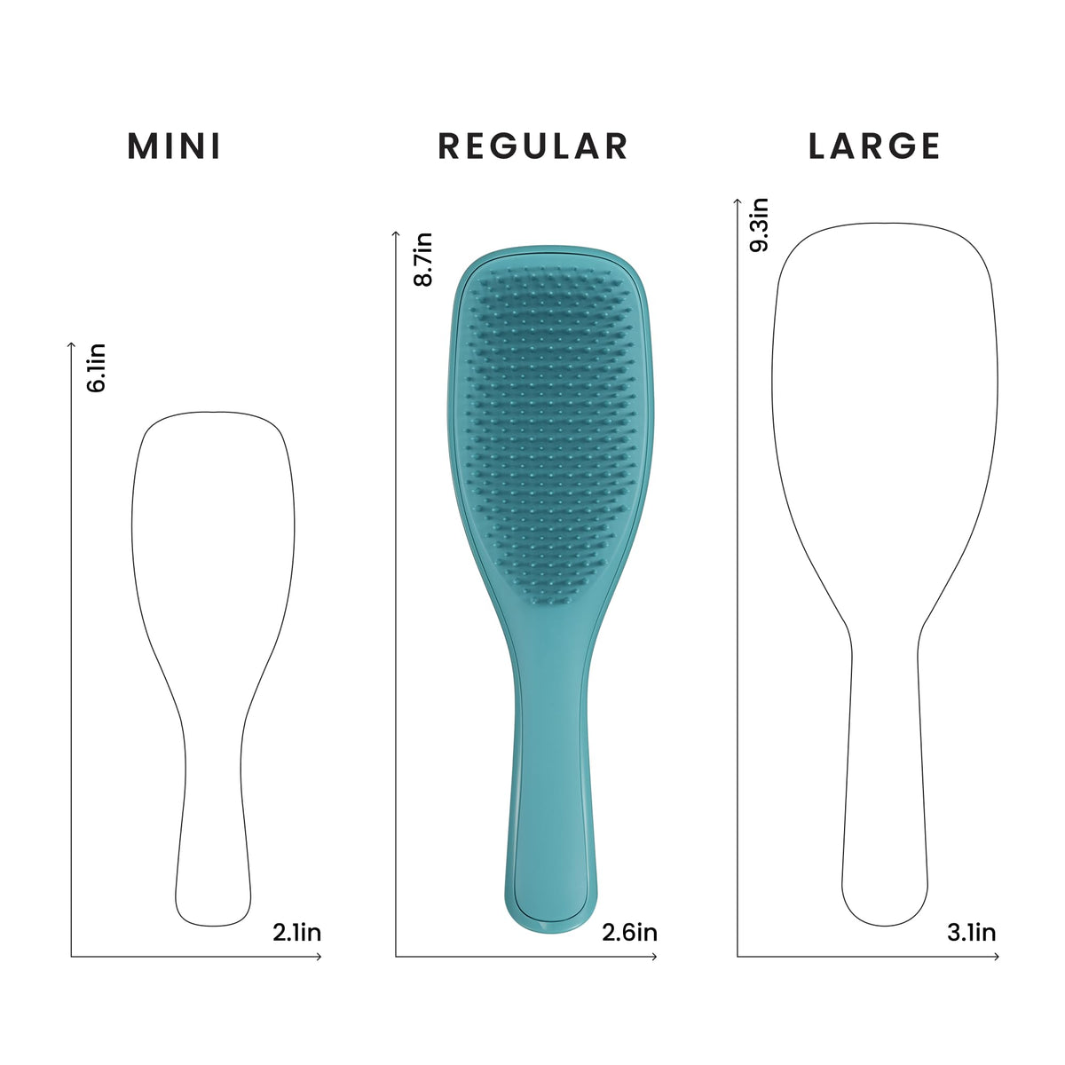 TANGLE TEEZER Ultimate Detangler Brush back view