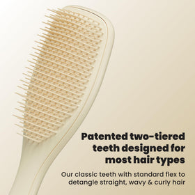 TANGLE TEEZER Ultimate Detangler Brush back view showing teeth