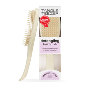 TANGLE TEEZER Ultimate Detangler Brush front view in Cappuccino