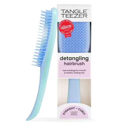 TANGLE TEEZER Ultimate Detangler Brush front view in Denim Blues