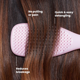 TANGLE TEEZER Ultimate Detangler Brush in use on wet hair