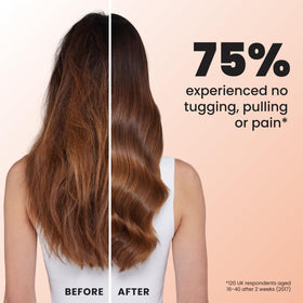 TANGLE TEEZER Ultimate Detangler Brush in use on wet hair