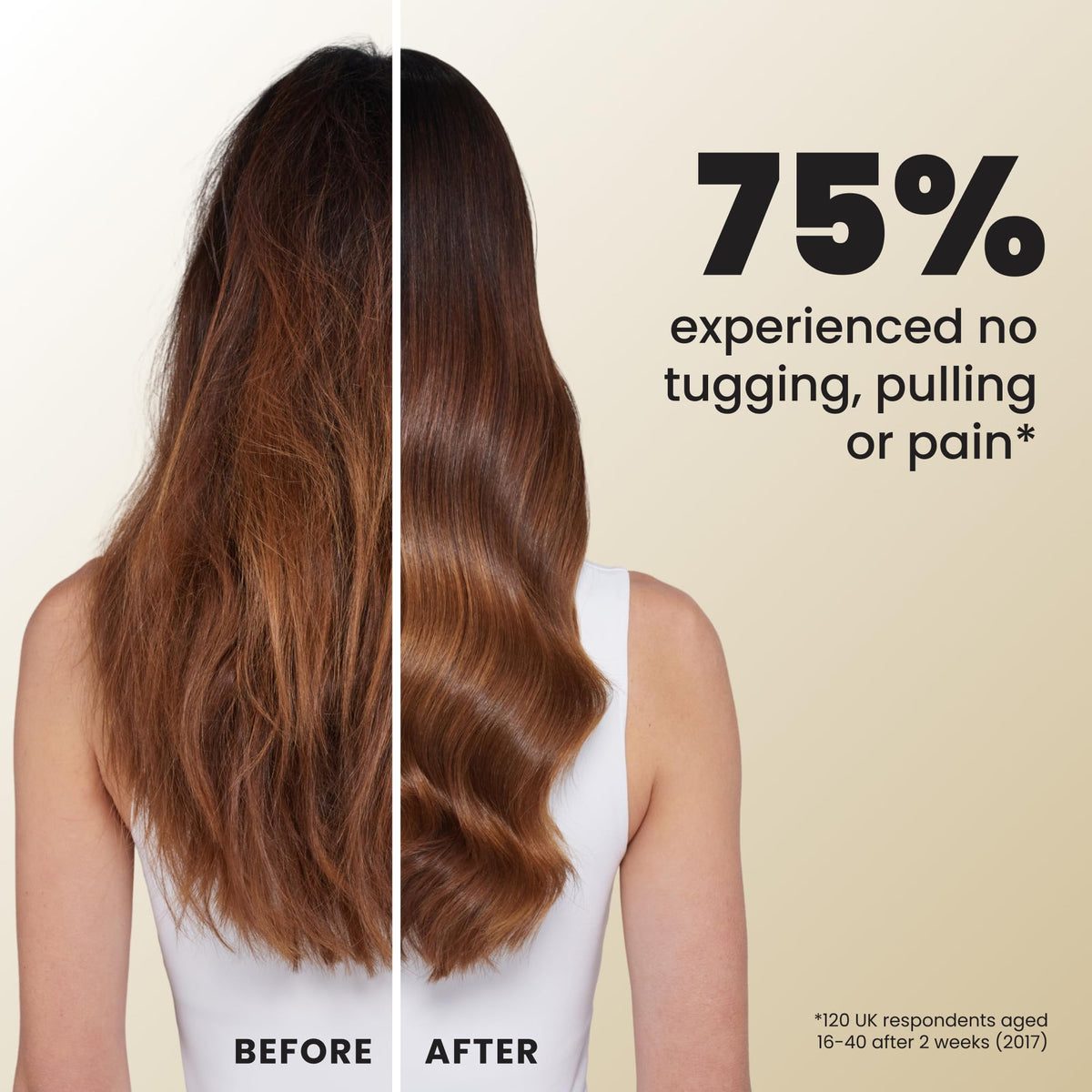 TANGLE TEEZER Ultimate Detangler Brush on a bathroom counter
