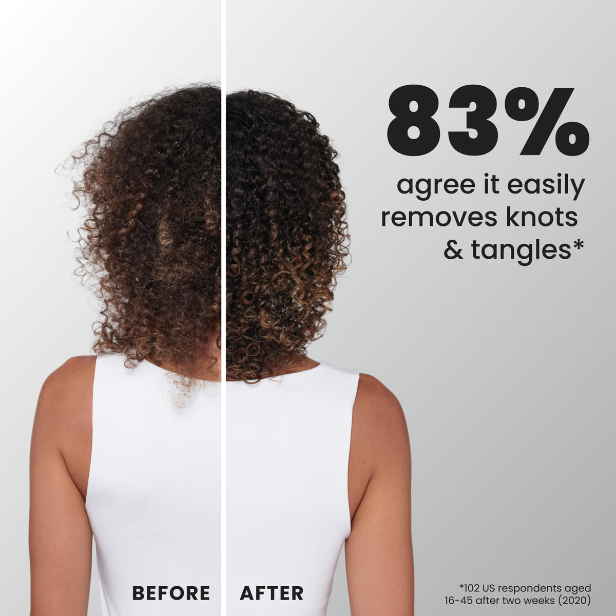 TANGLE TEEZER Ultimate Detangler brush on a bathroom counter