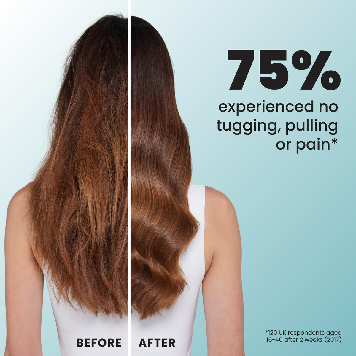 TANGLE TEEZER Ultimate Detangler Brush on a bathroom counter