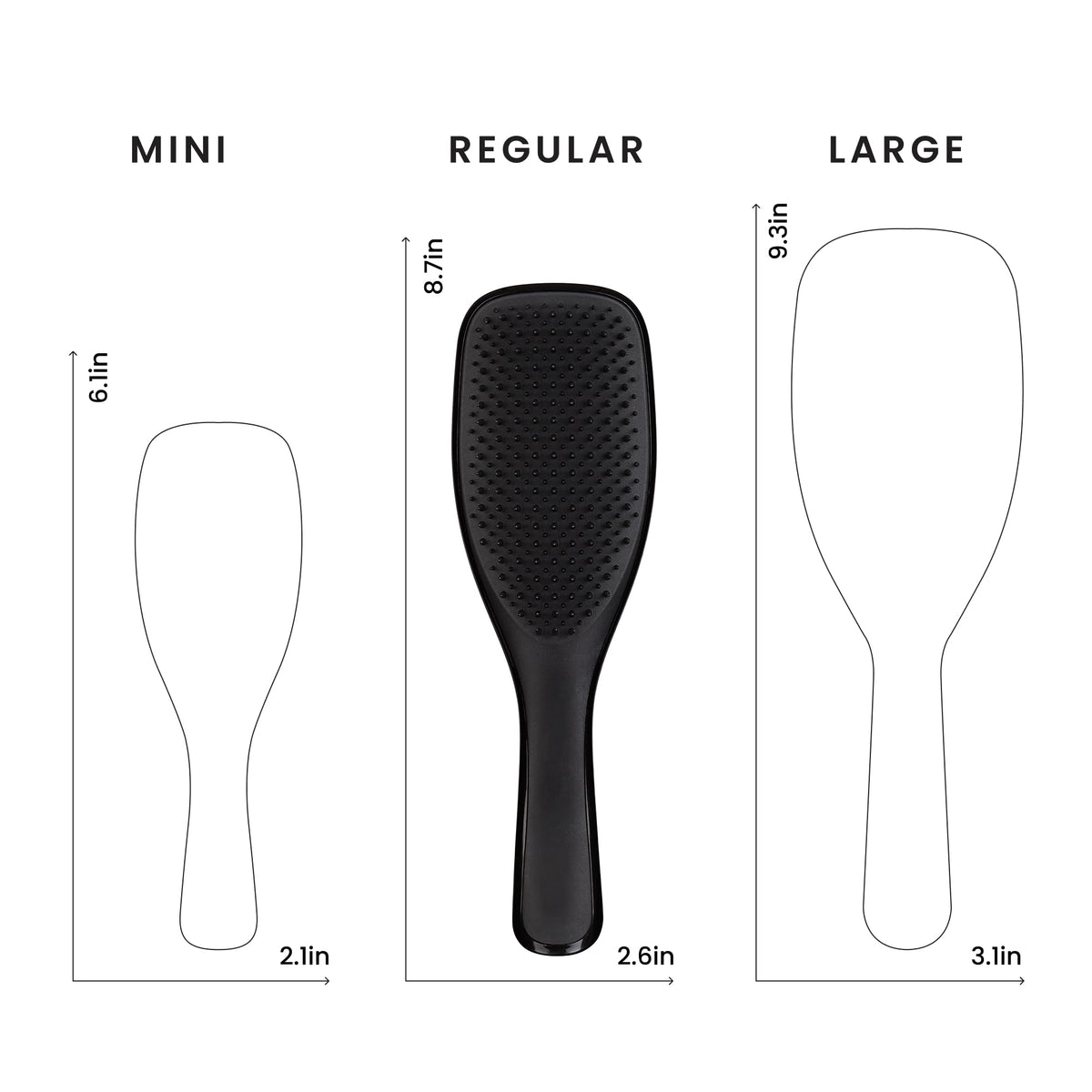TANGLE TEEZER Ultimate Detangler Brush on a bathroom counter