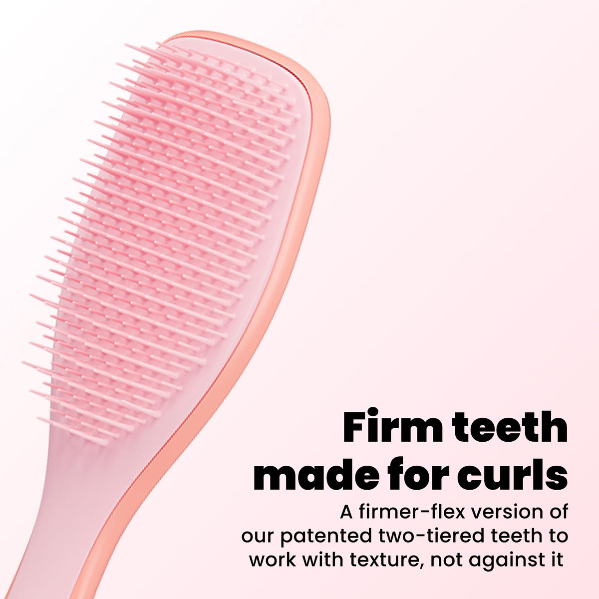 TANGLE TEEZER Ultimate Detangler Brush showing firm-flex teeth