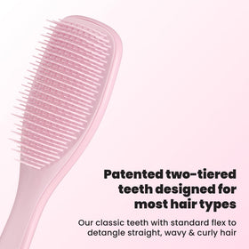 TANGLE TEEZER Ultimate Detangler Brush showing two-tiered teeth design