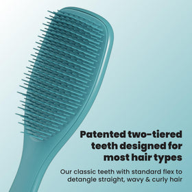 TANGLE TEEZER Ultimate Detangler Brush showing two-tiered teeth design