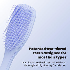 TANGLE TEEZER Ultimate Detangler Brush side view showing teeth