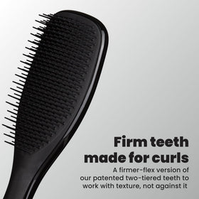 TANGLE TEEZER Ultimate Detangler brush side view showing teeth design