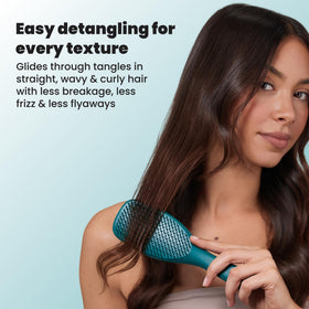 TANGLE TEEZER Ultimate Detangler Brush with hair products