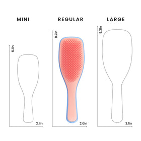 TANGLE TEEZER Ultimate Detangler Brush with hair products