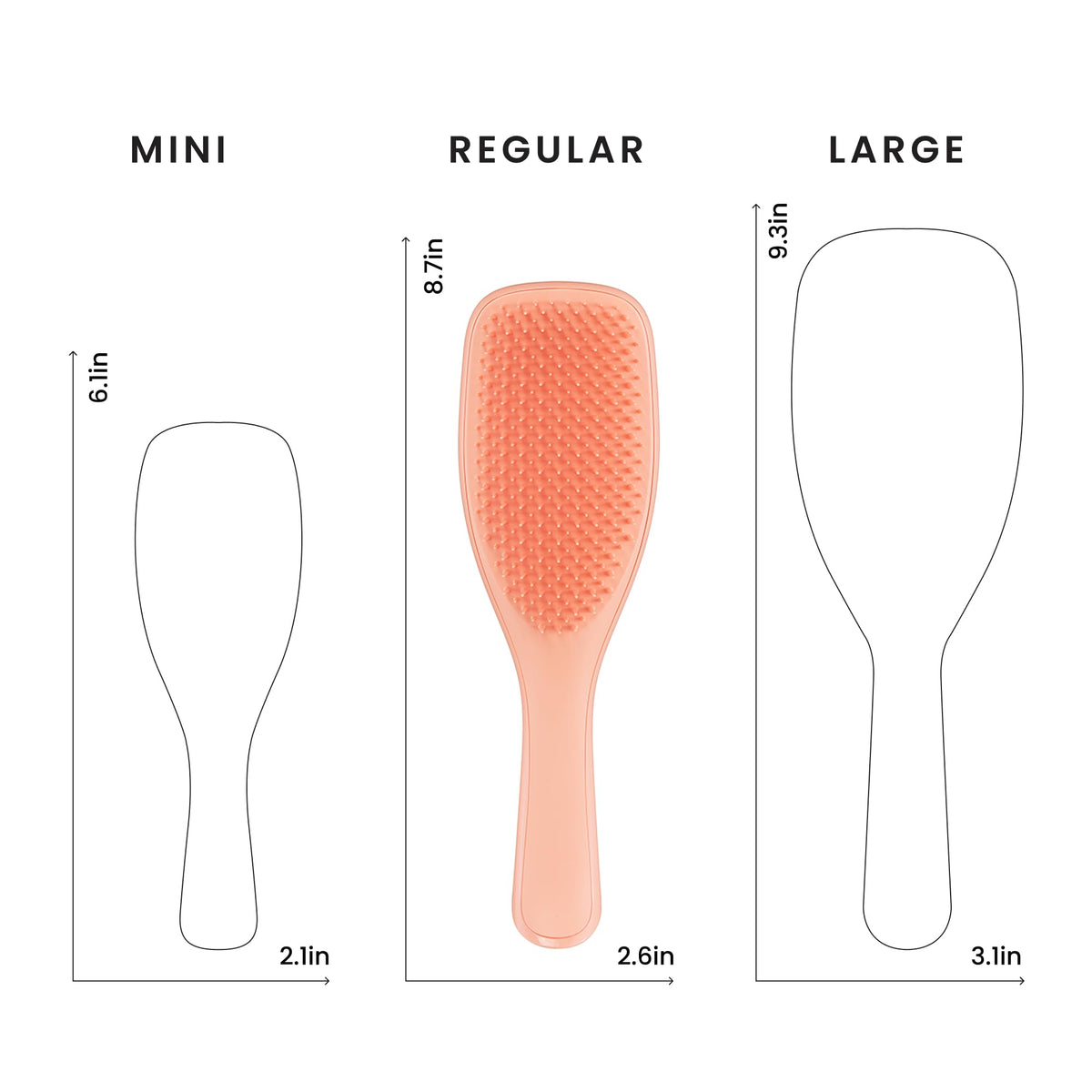 TANGLE TEEZER Ultimate Detangler Brush with hair products