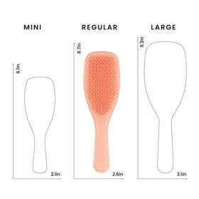 TANGLE TEEZER Ultimate Detangler Brush with hair products