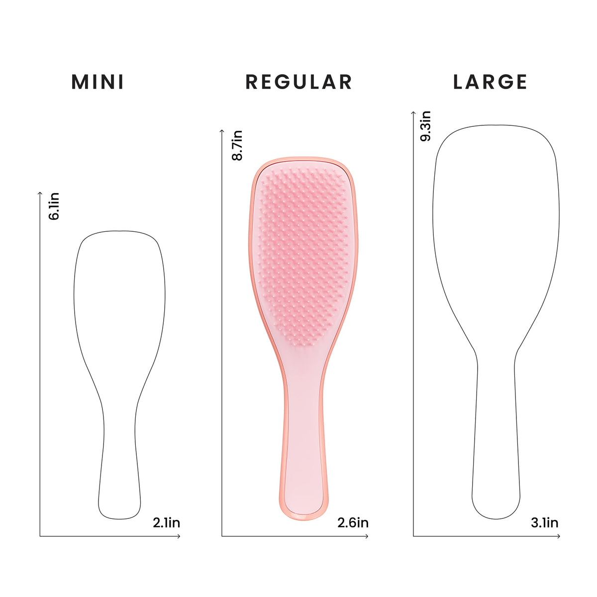 TANGLE TEEZER Ultimate Detangler Brush with hair products