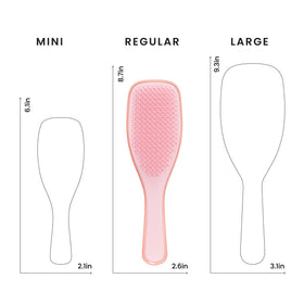 TANGLE TEEZER Ultimate Detangler Brush with hair products