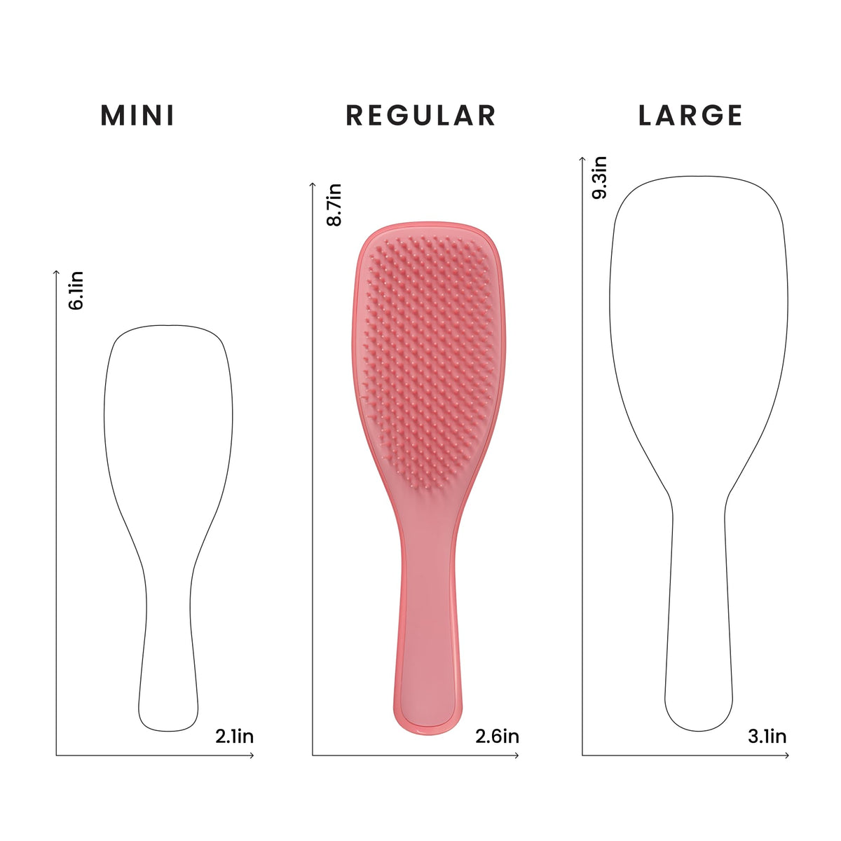 TANGLE TEEZER Ultimate Detangler Curly Hair Brush with hair products