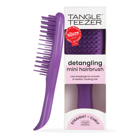 TANGLE TEEZER Ultimate Detangler Mini Hair Brush in Fresh Purple front view