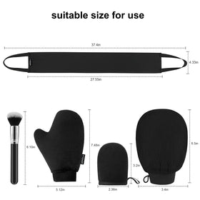 Tanning brush included in YVOIER self tanning kit