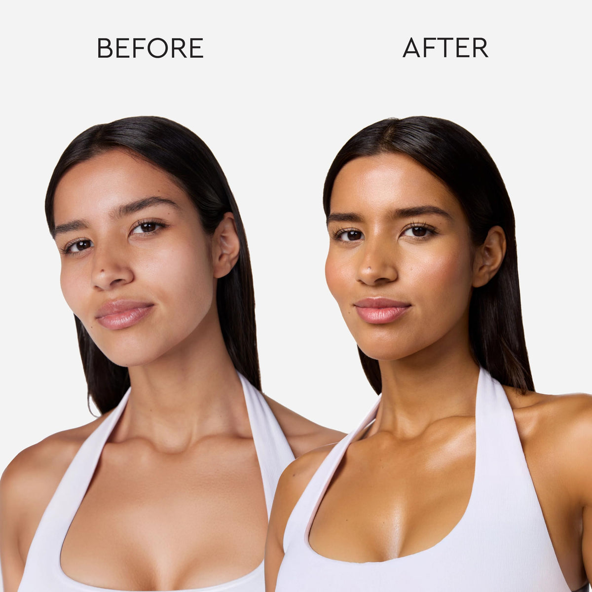 Tanologist Dark Self-Tan Drops mixed with moisturizer